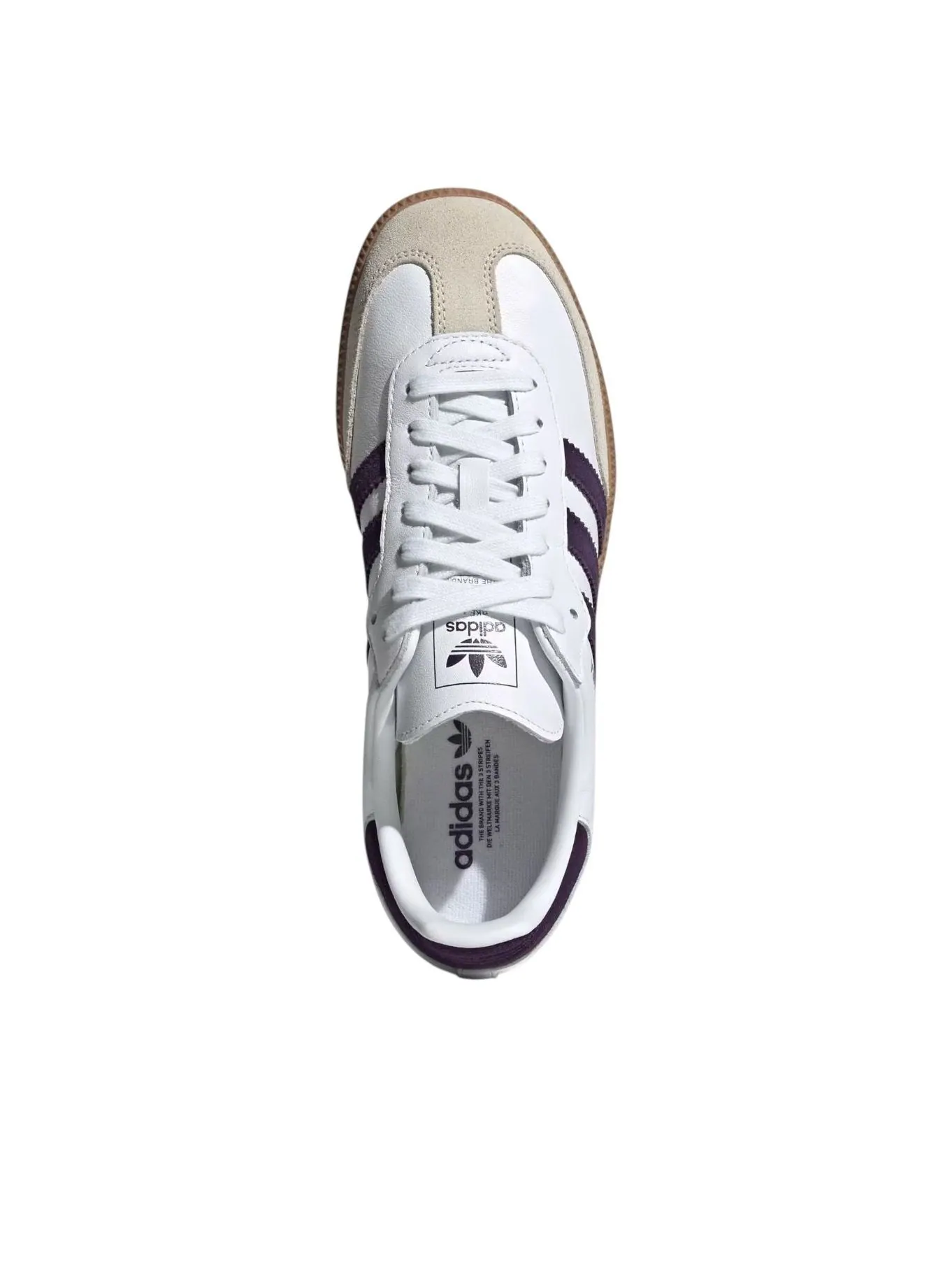 Кроссовки (WMNS) adidas Samba 'Cloud White Alumina' — изображение 2 из 5, белый