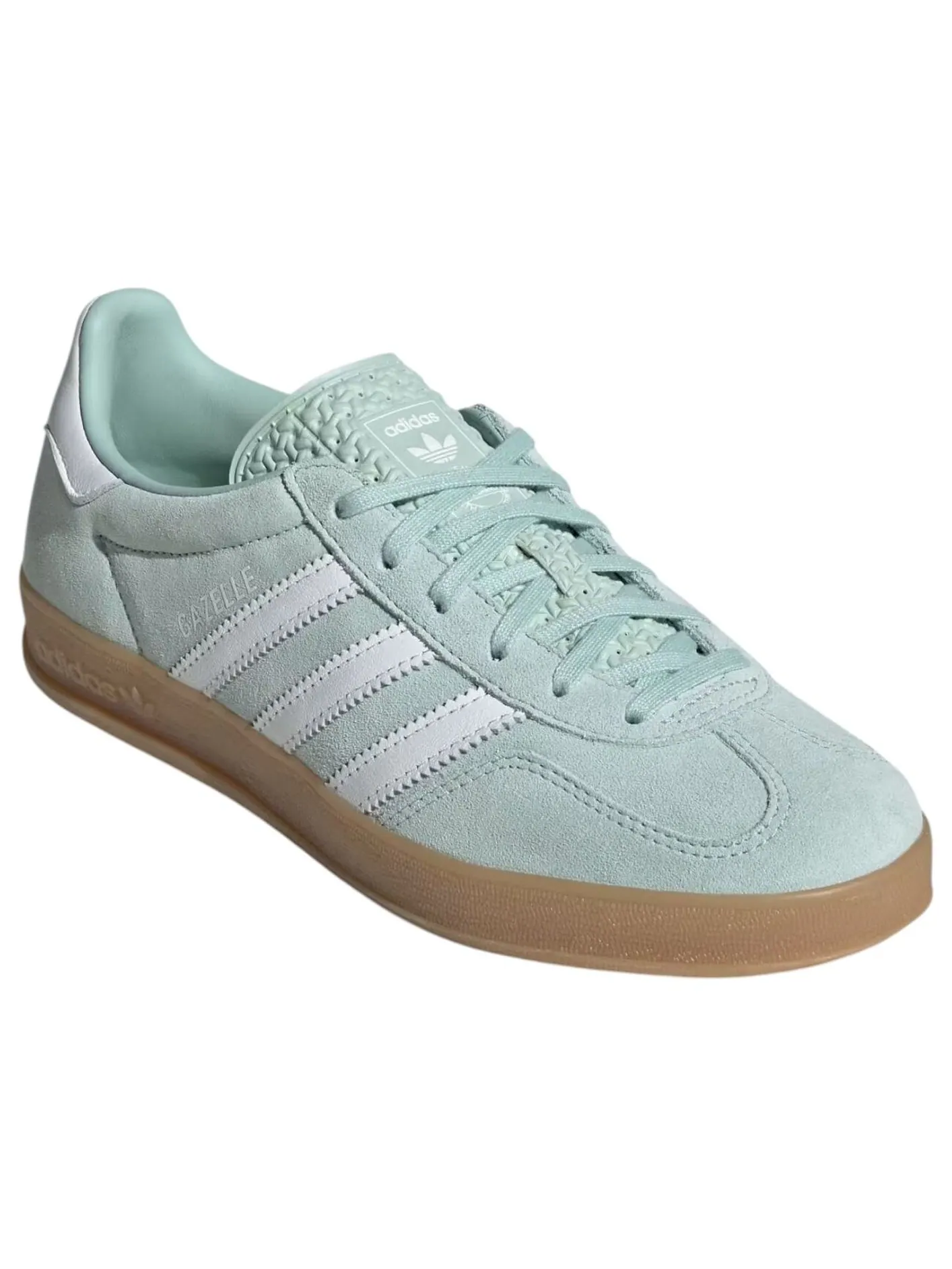 Adidas Gazelle Indoor 'Ash Green Cloud White' — изображение 2 из 5, зеленый/белый