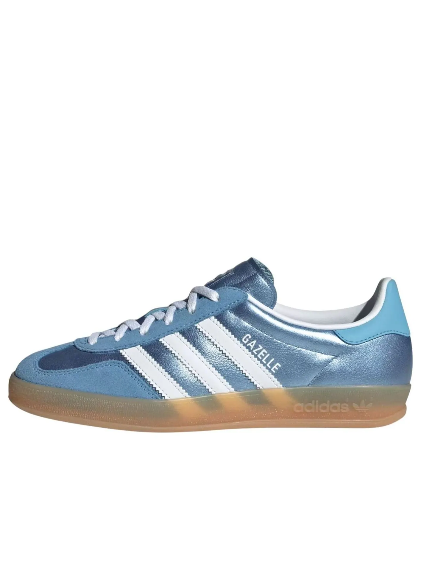 Кроссовки (WMNS) adidas Gazelle Indoor 'Blue Cloud White' — изображение 1 из 5, синий