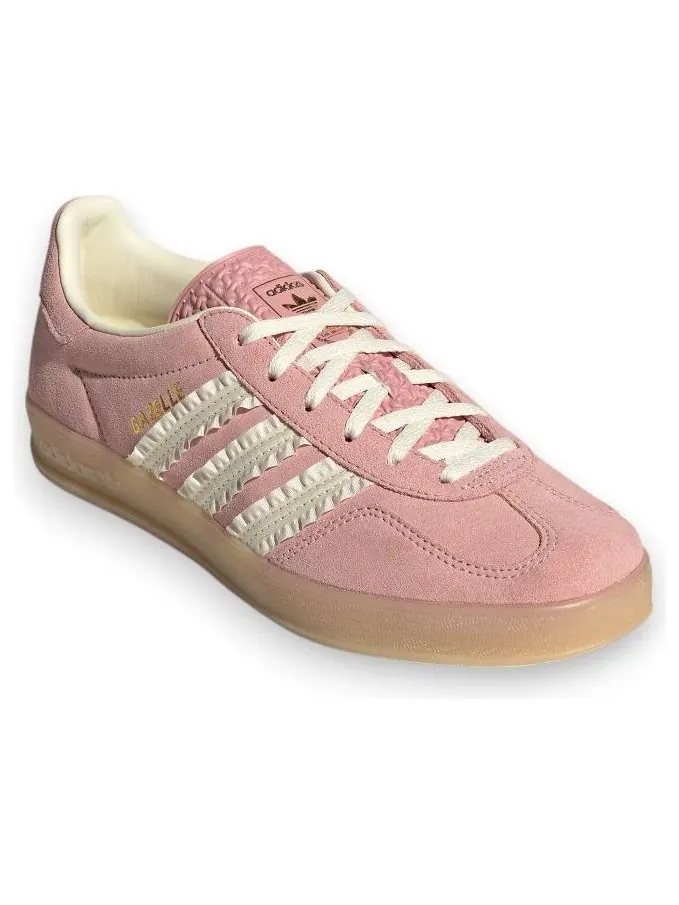 Кроссовки (WMNS) adidas Gazelle Indoor 'Wonder Mauve Crew White' — изображение 2 из 5, розовый