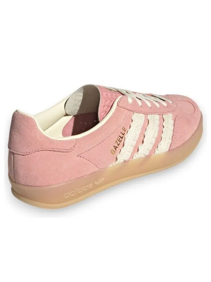 Кроссовки (WMNS) adidas Gazelle Indoor 'Wonder Mauve Crew White' — изображение 3 из 5, розовый