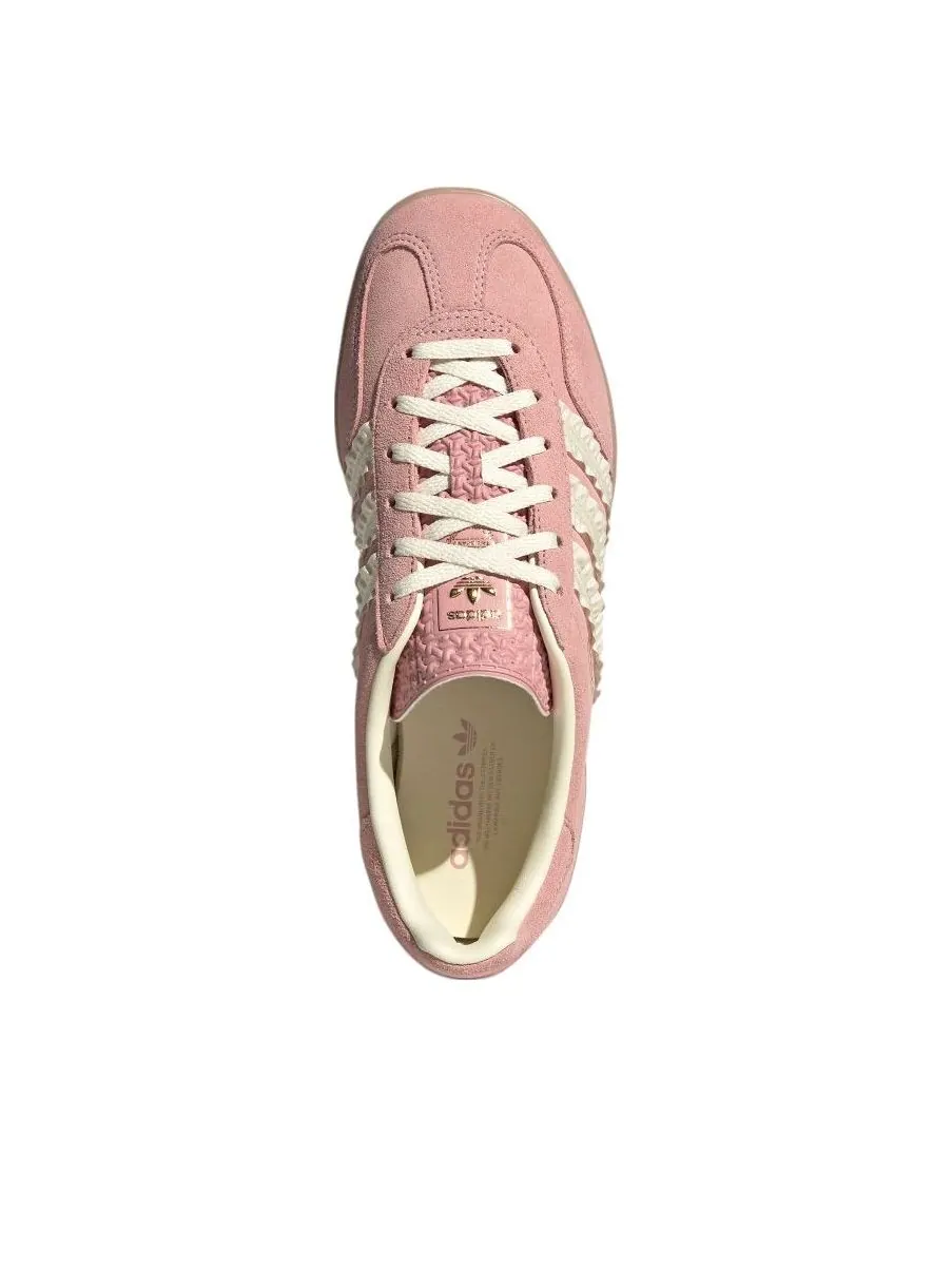 Кроссовки (WMNS) adidas Gazelle Indoor 'Wonder Mauve Crew White' — изображение 4 из 5, розовый