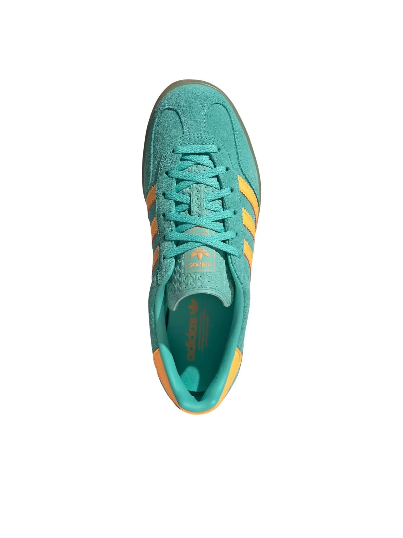 Кроссовки (WMNS) adidas Gazelle Indoor 'Rich Acid Mint Flash Orange' — изображение 2 из 5, бирюзовый