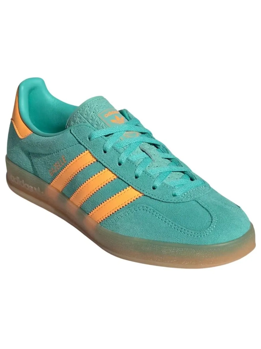 Кроссовки (WMNS) adidas Gazelle Indoor 'Rich Acid Mint Flash Orange' — изображение 4 из 5, бирюзовый