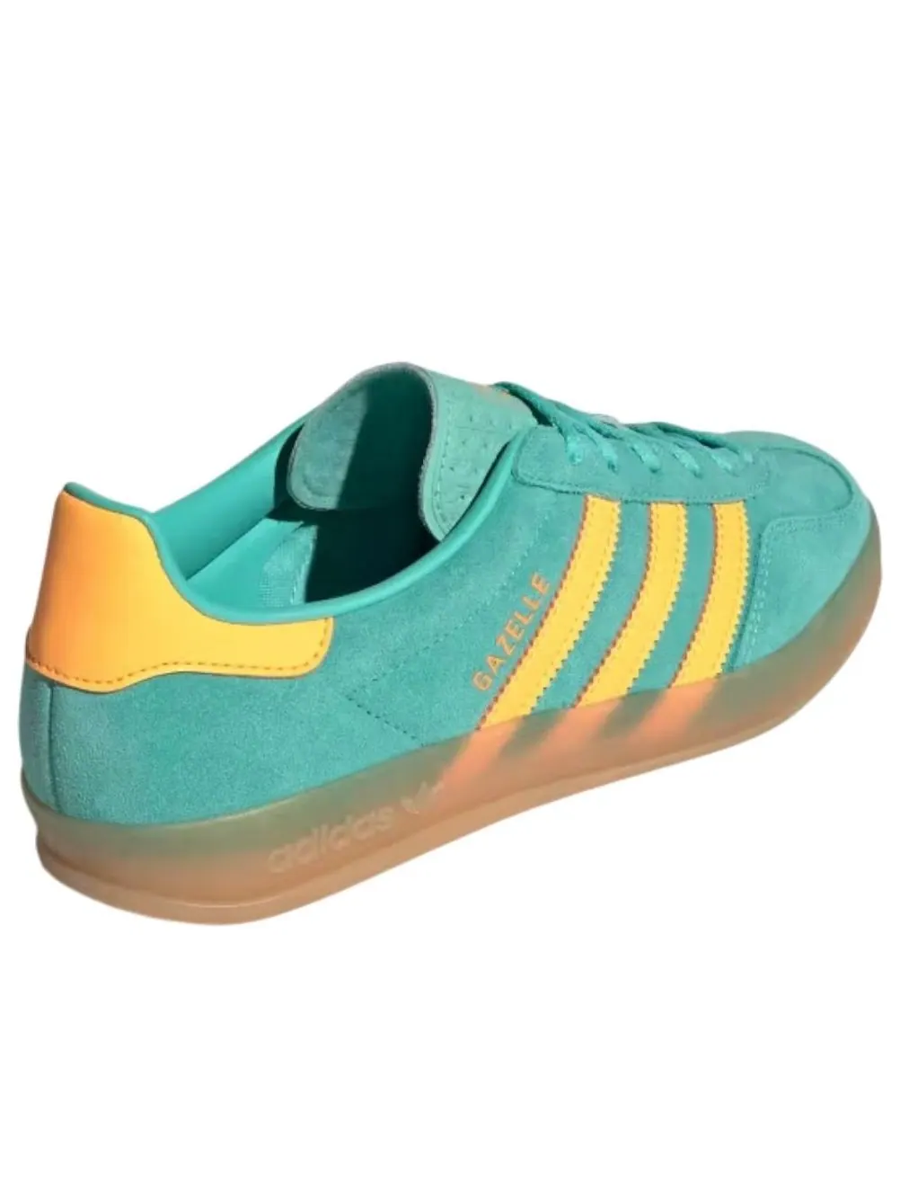 Кроссовки (WMNS) adidas Gazelle Indoor 'Rich Acid Mint Flash Orange' — изображение 5 из 5, бирюзовый