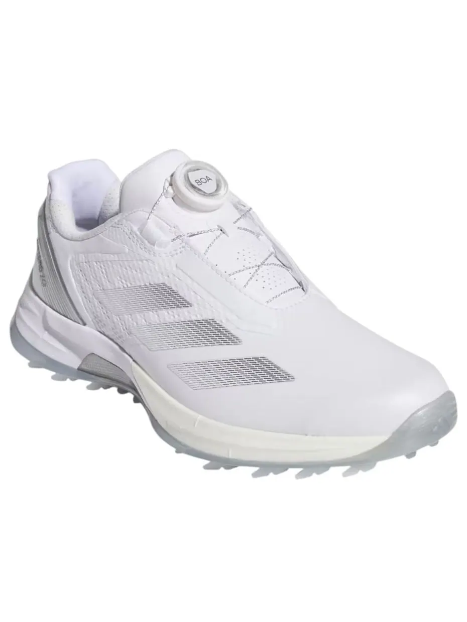 (WMNS) Adidas Adizero ZG Low Cut Boa Spikeless Golf 'Cloud White Silver Metallic' — изображение 5 из 5