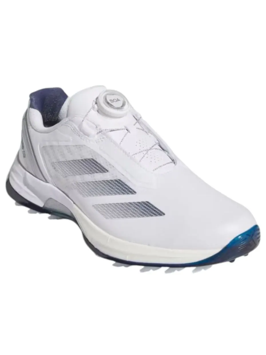 (WMNS) Adidas Adizero ZG Low Cut Boa Spikeless Golf 'Cloud White Night Indigo' — изображение 4 из 5