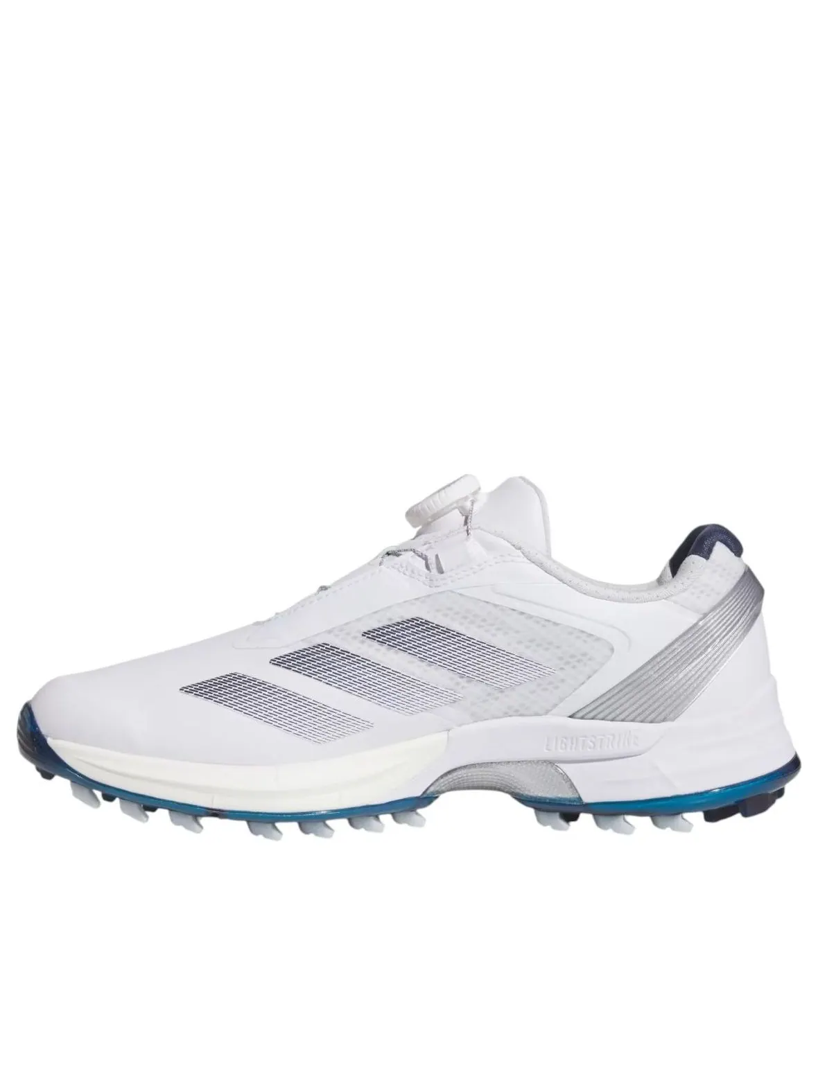 Кроссовки (WMNS) adidas Adizero ZG Low Cut Boa Spikeless Golf 'Cloud White Night Indigo' — изображение 1 из 5, белый