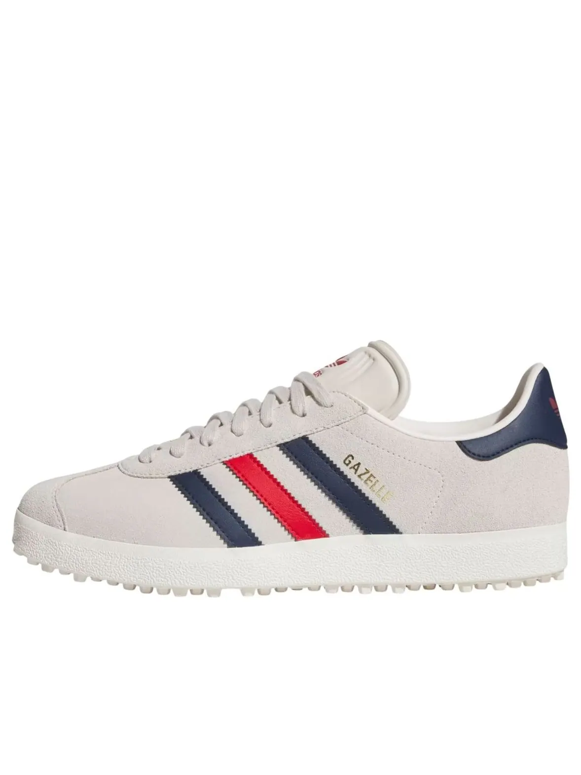 Кроссовки Adidas Gazelle Spikeless Golf 'Alumina Night Indigo Better Scarlet' — изображение 1 из 5, индиго