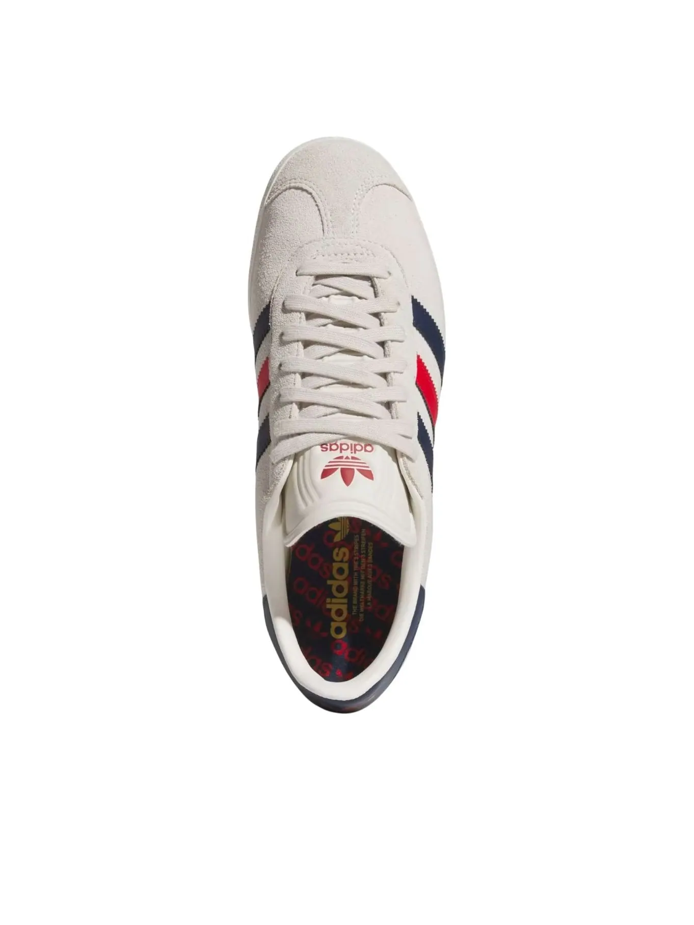 Кроссовки Adidas Gazelle Spikeless Golf 'Alumina Night Indigo Better Scarlet' — изображение 2 из 5, индиго