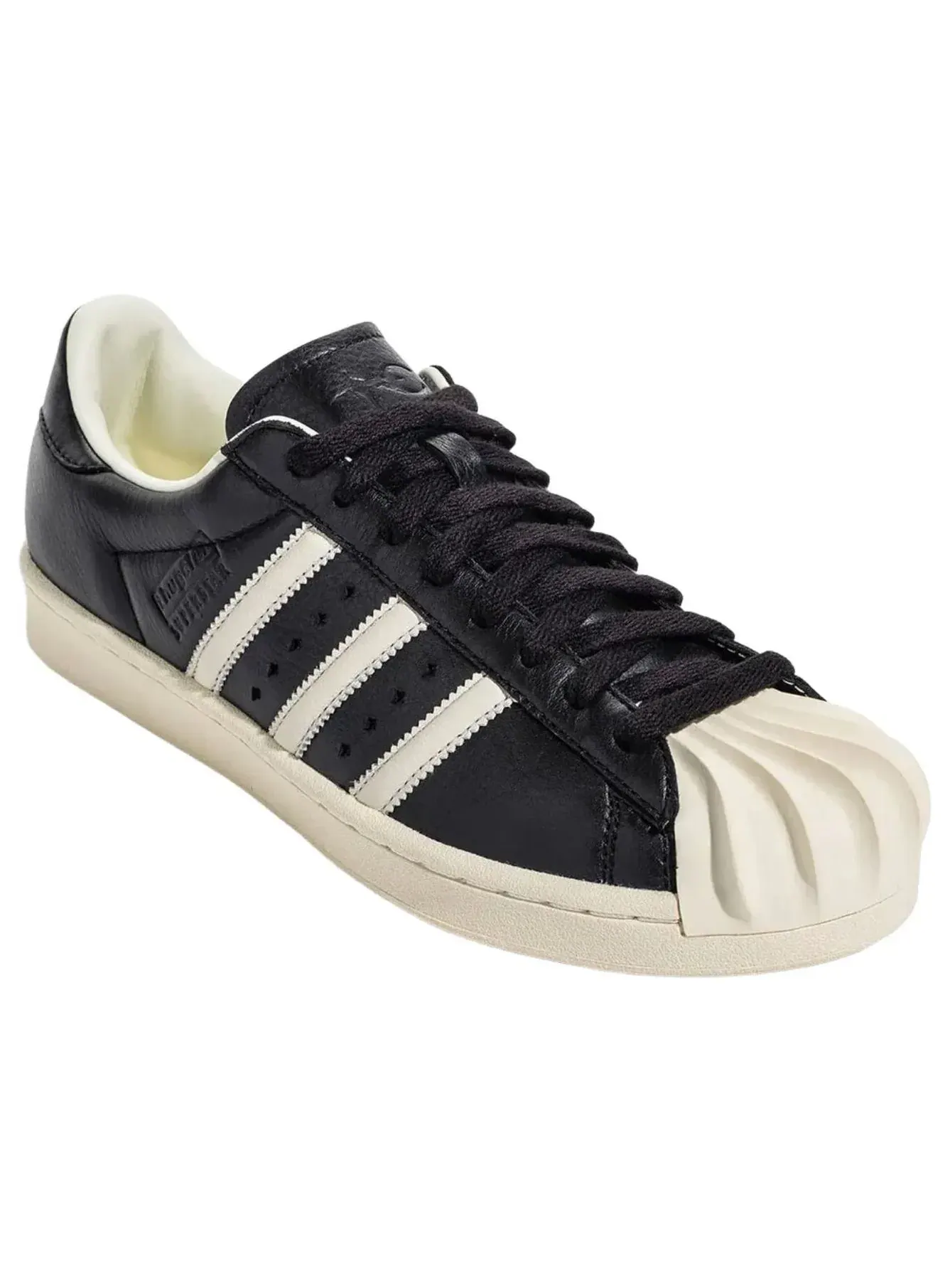 Кроссовки Adidas x Thug Club Superstar Vintage 'Black' — изображение 2 из 6, черный