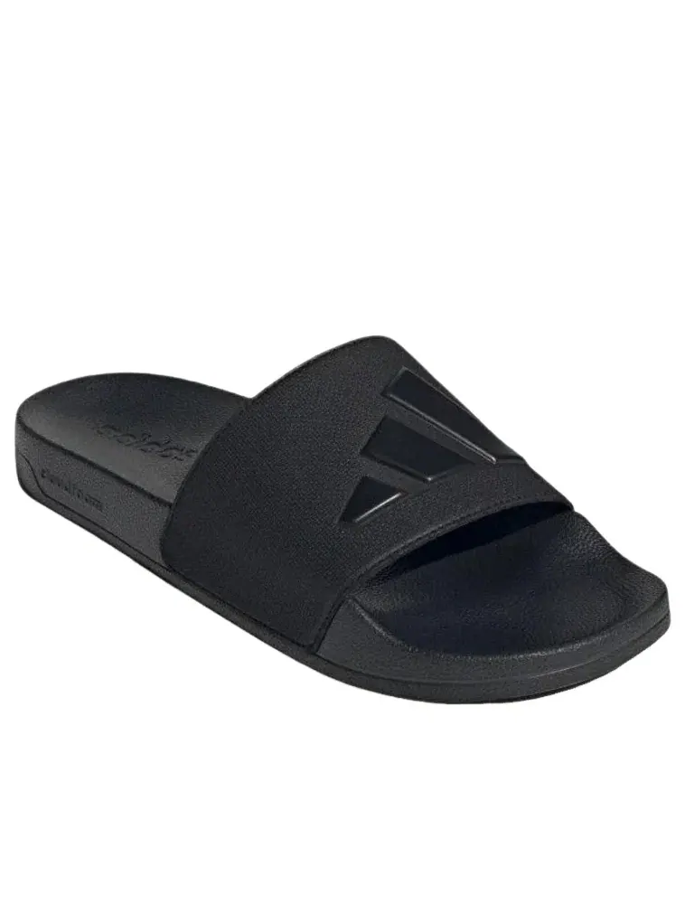 Мужские шлепанцы с открытым носком Adidas Adilette — изображение 3 из 6, черный