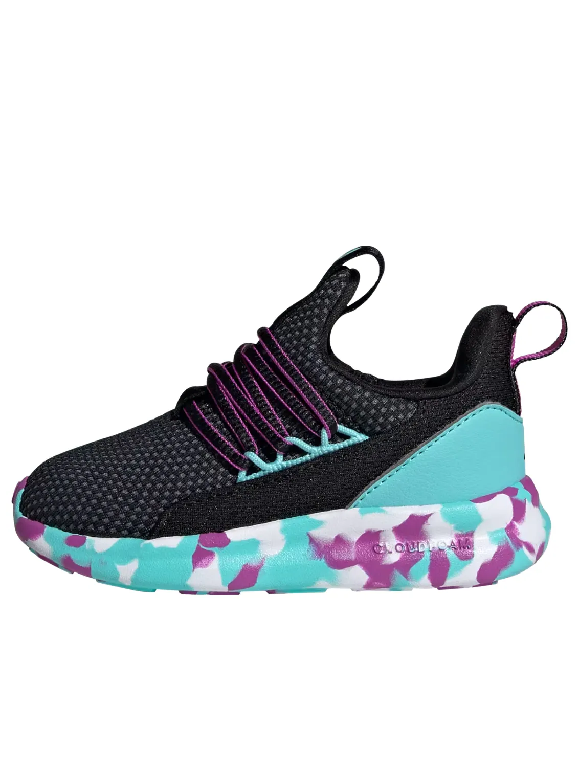 (TD) Adidas Lite Racer Adapt 7.0 'Core Black Purple Burst' — изображение 1 из 5