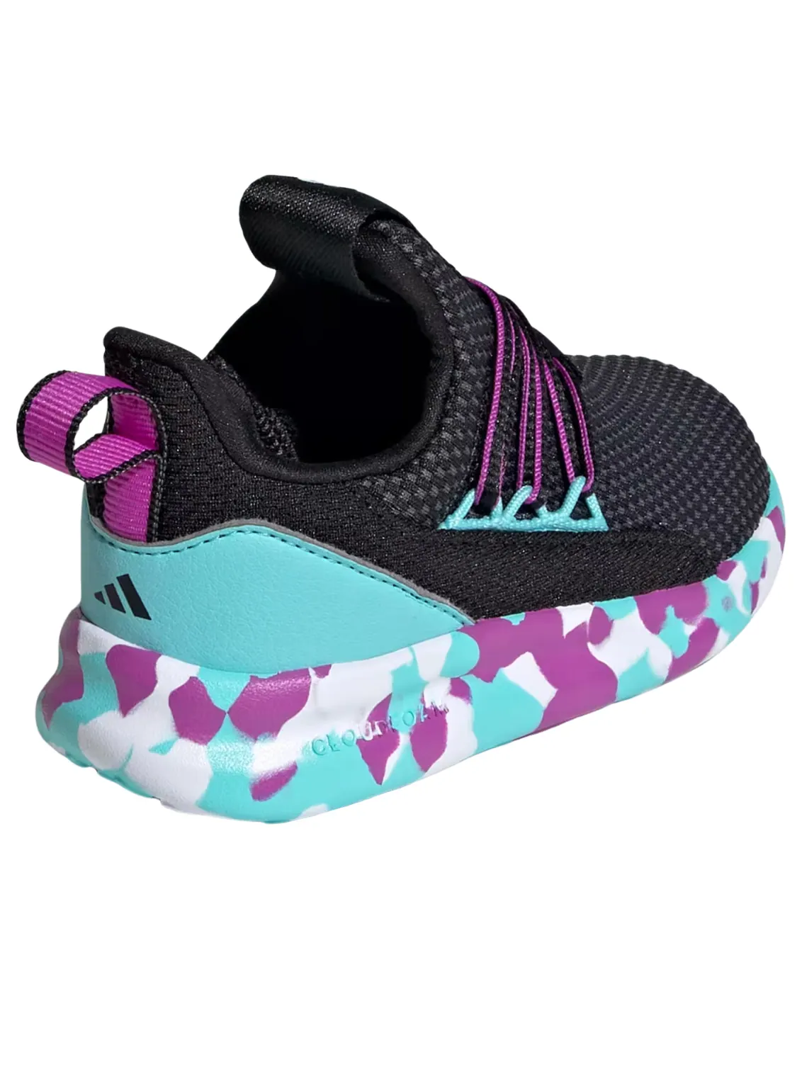 (TD) Adidas Lite Racer Adapt 7.0 'Core Black Purple Burst' — изображение 5 из 5