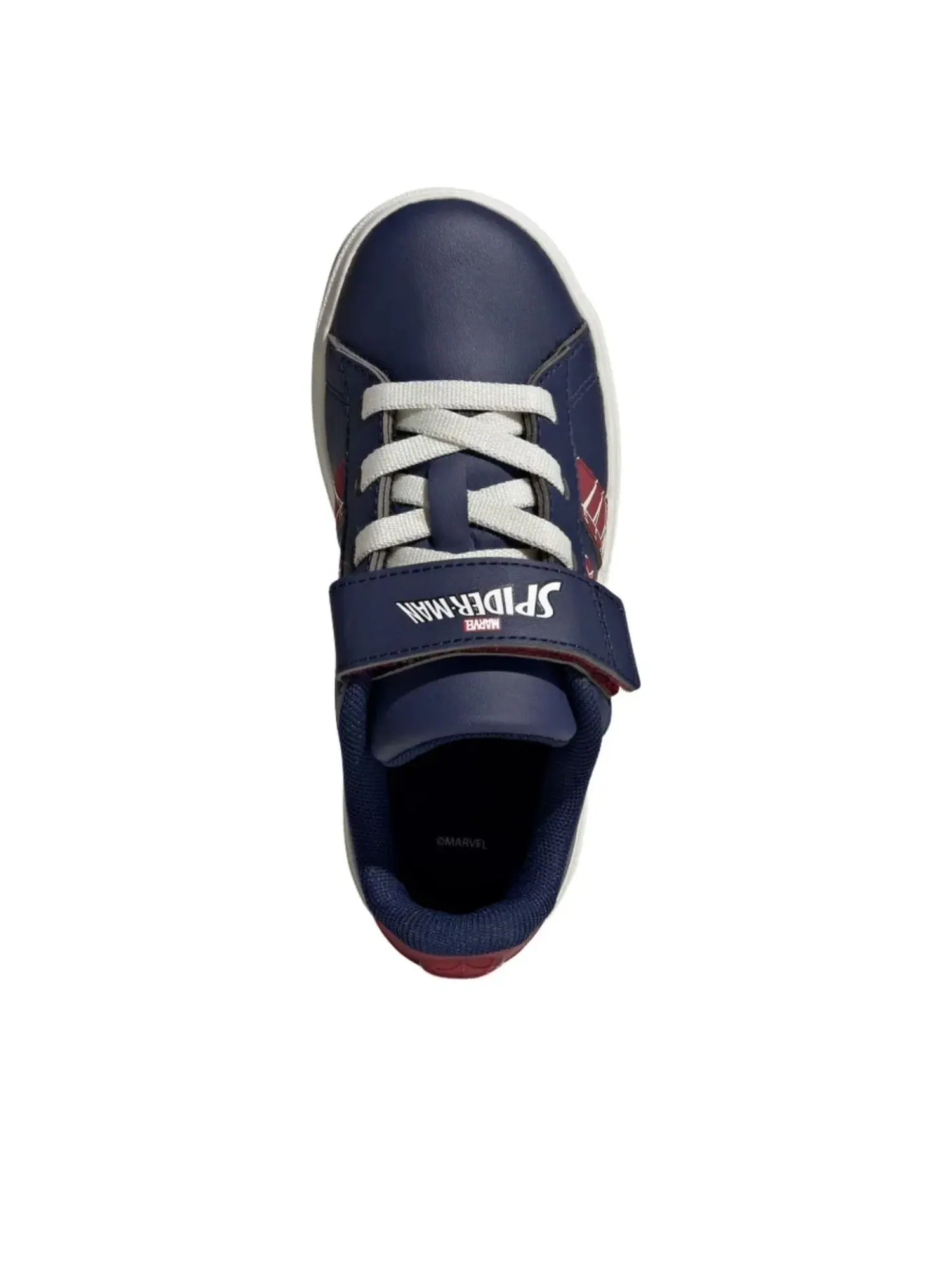 Детские кроссовки для мальчиков с закрытой липучкой Grand Court 'Spider-Man' Adidas — изображение 5 из 6, синий