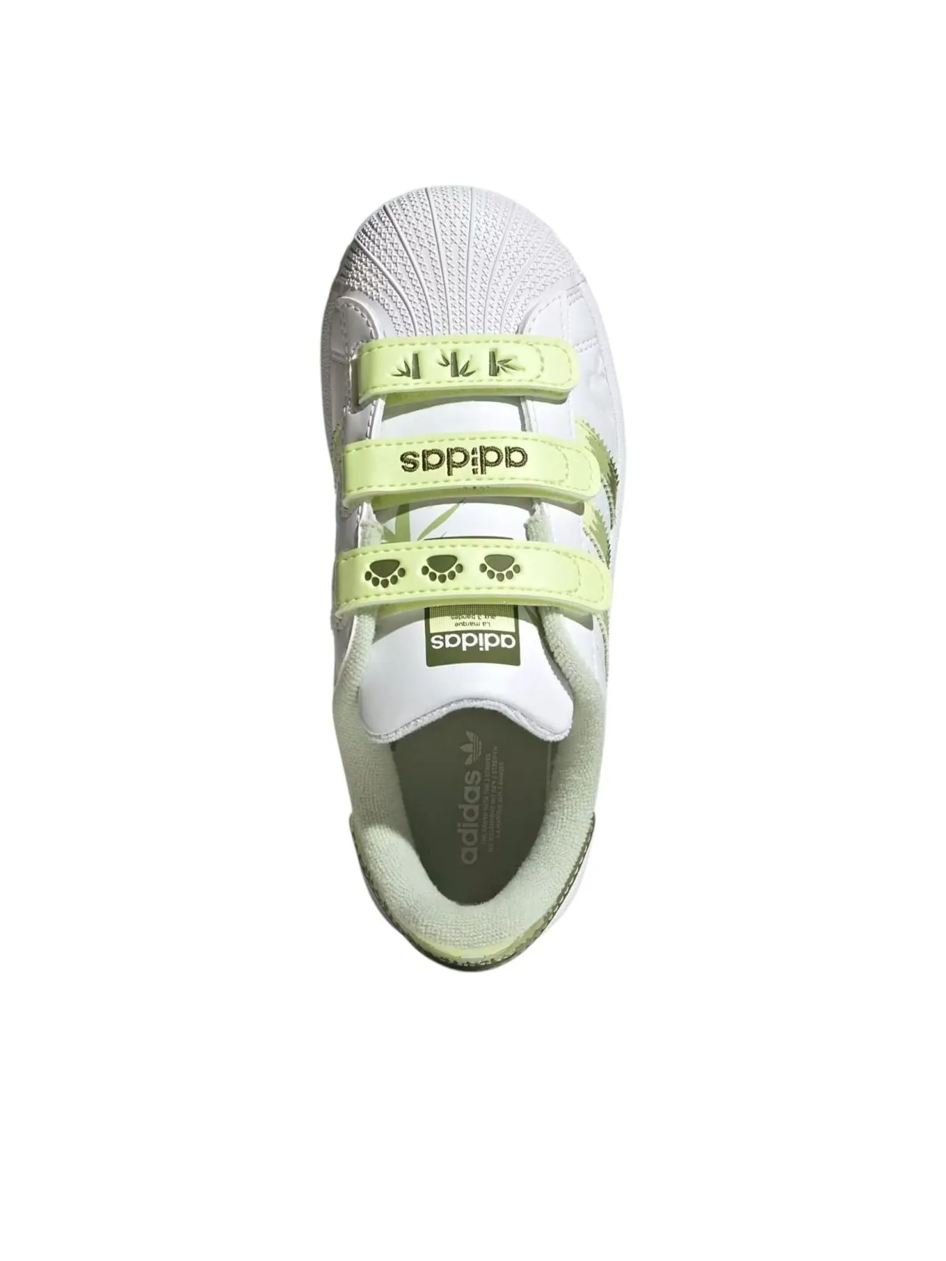 (PS) Adidas Superstar II 'Cloud White Focus Olive' — изображение 3 из 6, белый/оливковый