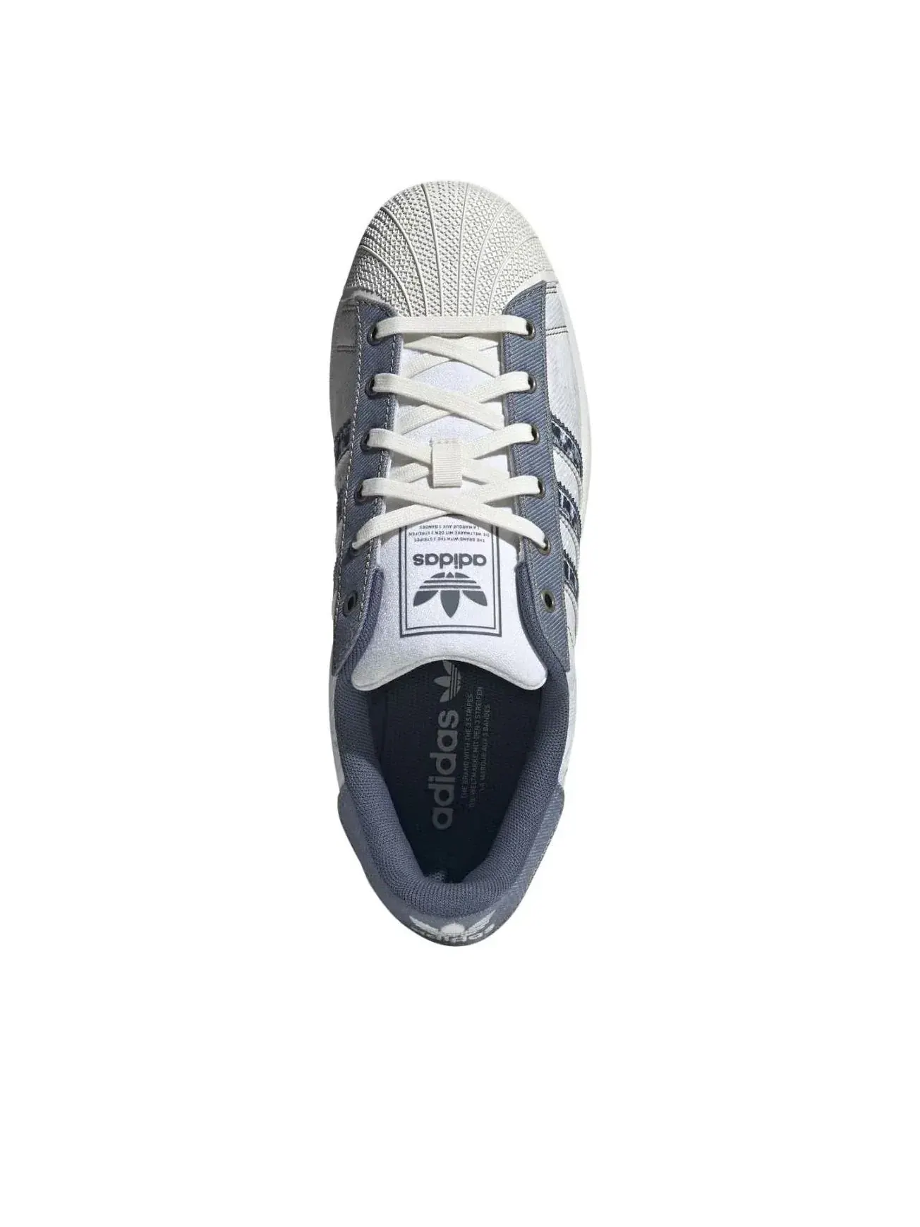 Кроссовки Adidas Originals Superstar 2 'Denim' — изображение 4 из 5, белый