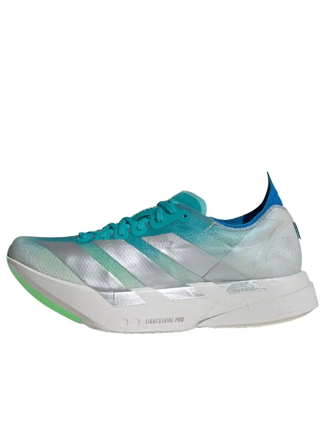 Кроссовки (WMNS) Adidas Adizero Adios Pro 4 'Aqua Matte Silver Gray' — изображение 1 из 5, бирюзовый