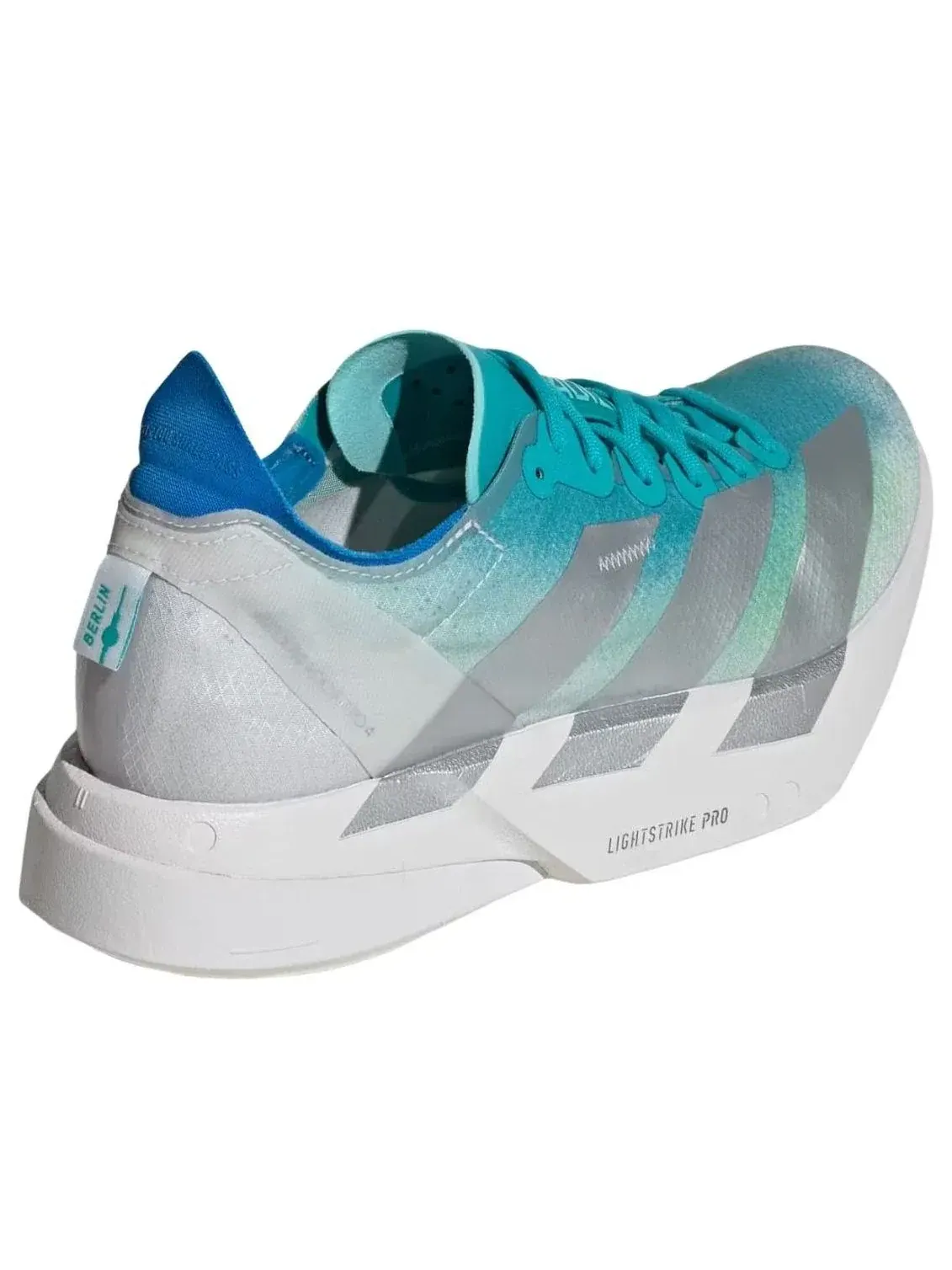 Кроссовки (WMNS) Adidas Adizero Adios Pro 4 'Aqua Matte Silver Gray' — изображение 5 из 5, бирюзовый