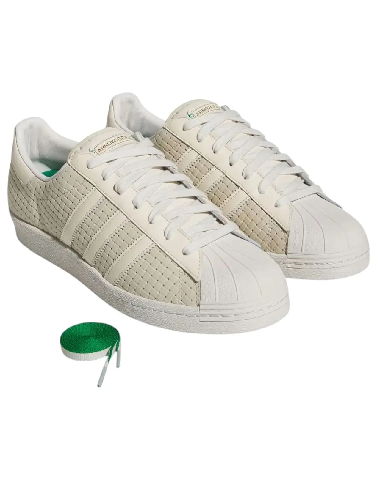 Кроссовки adidas x Arrow & Beast Superstar ADV 'Wonder White' — изображение 2 из 5, белый