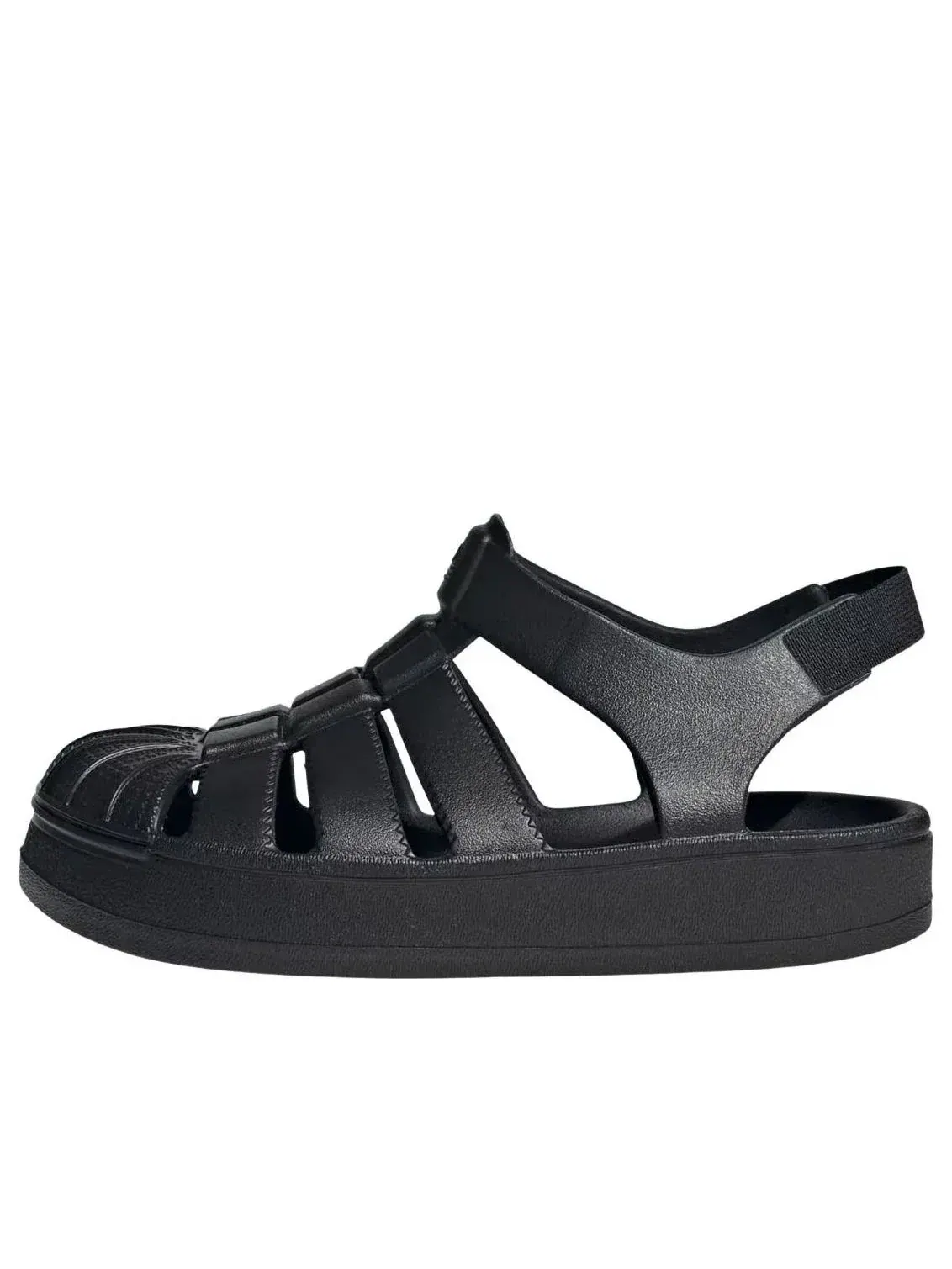 Сандалии Adidas Superstar 'Black' JS2844 — изображение 1 из 5, черный