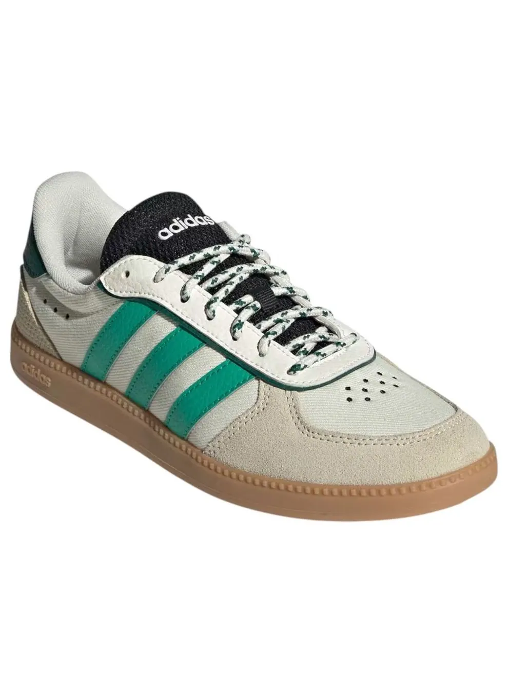 (WMNS) Adidas Breaknet Sleek 'Off White Court Green' — изображение 2 из 5, белый/зеленый/черный