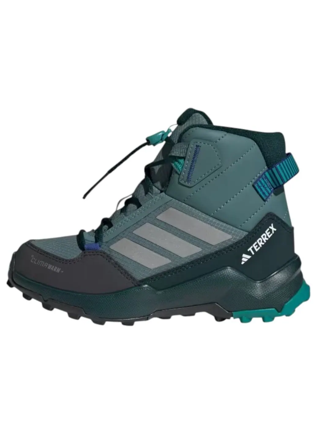 (GS) Adidas Terrex AX4R Mid CLIMAWARM+ K 'Preloved Teal' — изображение 1 из 5, серебристый