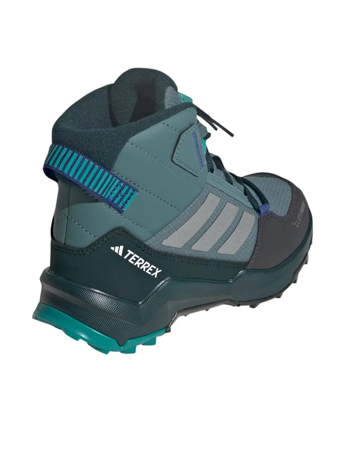 (GS) Adidas Terrex AX4R Mid CLIMAWARM+ K 'Preloved Teal' — изображение 5 из 5, серебристый