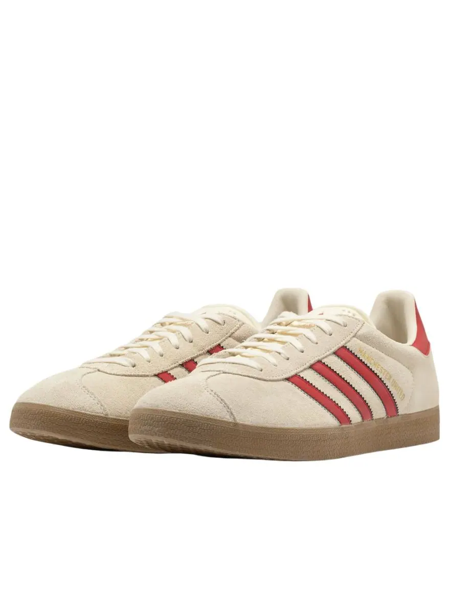Кроссовки adidas Gazelle Terrace 'Manchester United' — изображение 3 из 4, бежевый