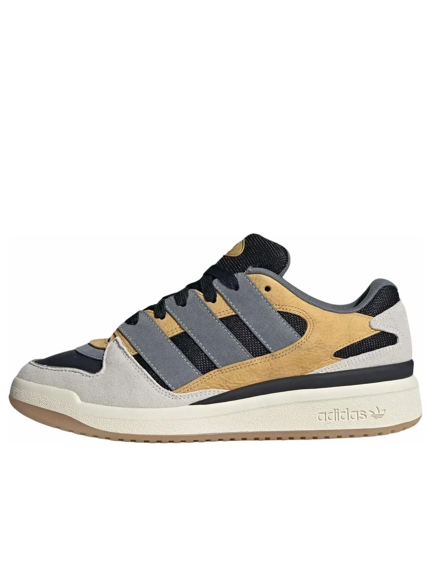 Кроссовки adidas Forum Puffed 'Black Oat Off White' — изображение 1 из 4, коричневый