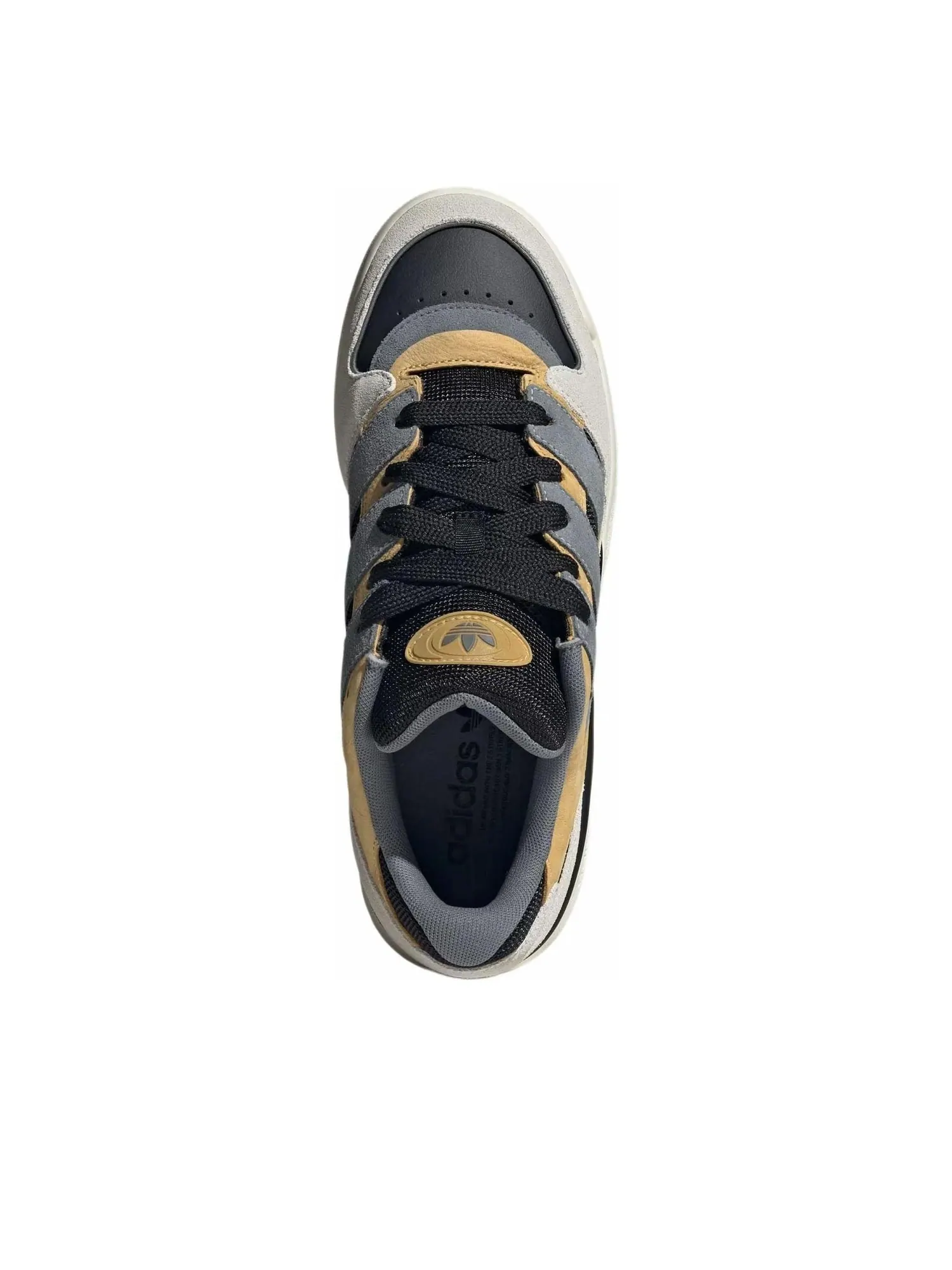 Кроссовки adidas Forum Puffed 'Black Oat Off White' — изображение 3 из 4, коричневый