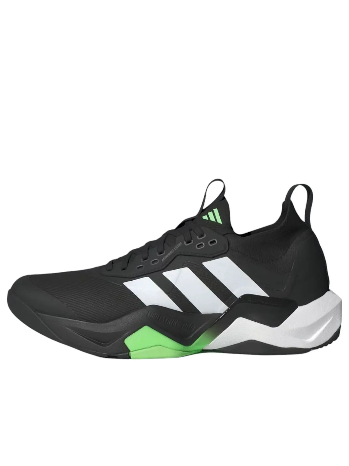 Adidas Rapidmove ADV 2 HIIT 'Core Black Cloud White Lime Burst' — изображение 1 из 2, черный/белый