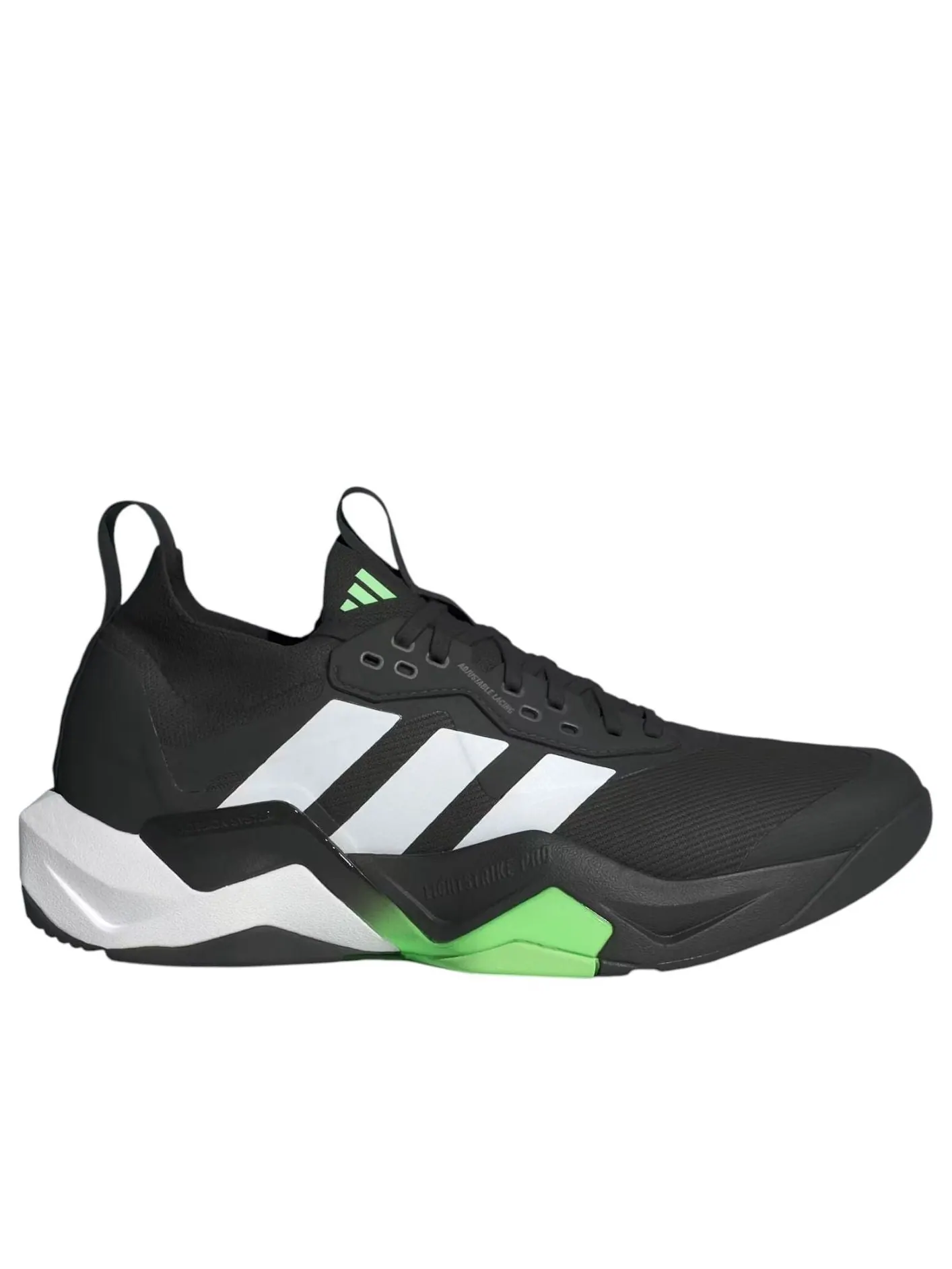 Adidas Rapidmove ADV 2 HIIT 'Core Black Cloud White Lime Burst' — изображение 2 из 2, черный/белый