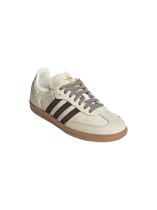 Кроссовки samba og 'off white dark brown' Adidas — изображение 3 из 4, белый/темный коричневый