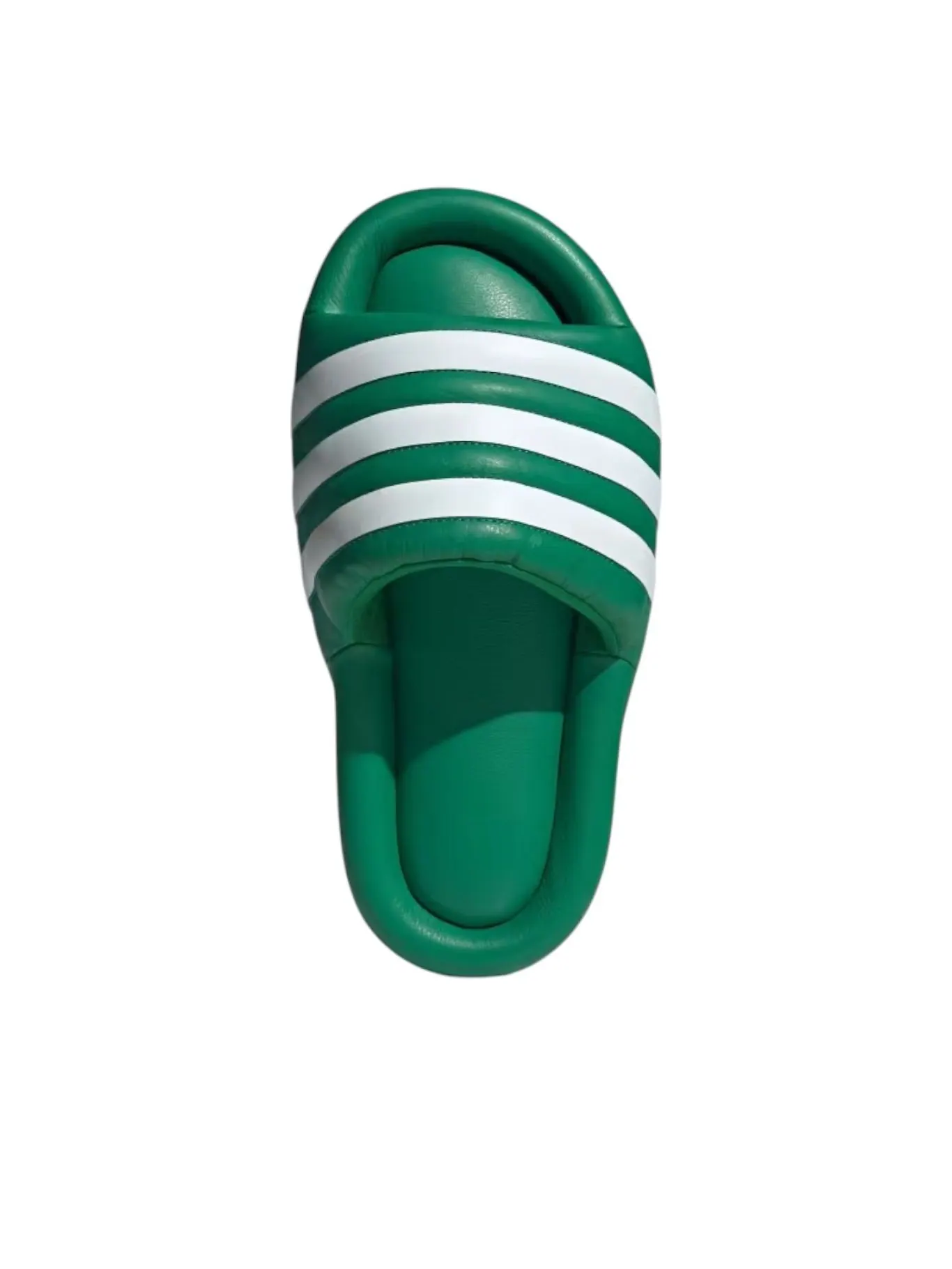 Сандалии adidas Adilette 24 Slide 'Green White' — изображение 3 из 6, зеленый