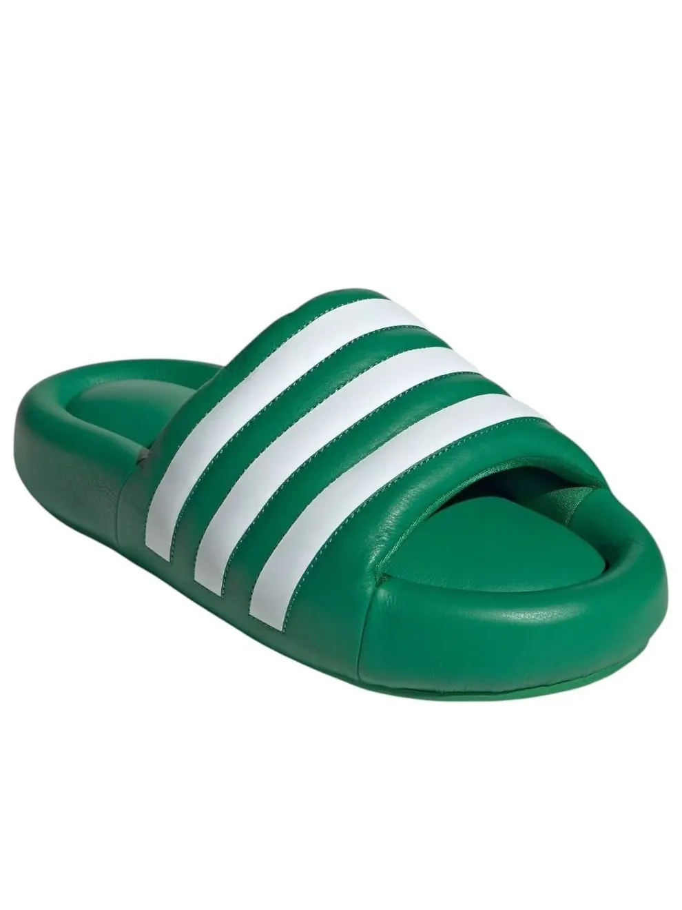 Сандалии adidas Adilette 24 Slide 'Green White' — изображение 5 из 6, зеленый
