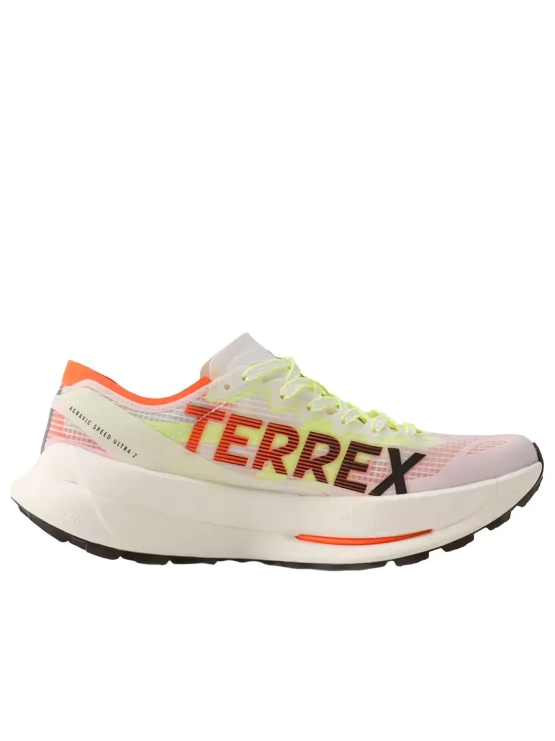 Adidas Terrex Agravic Speed Ultra 2 'White Black Semi Impact Orange' — изображение 2 из 5, белый/черный/оранжевый