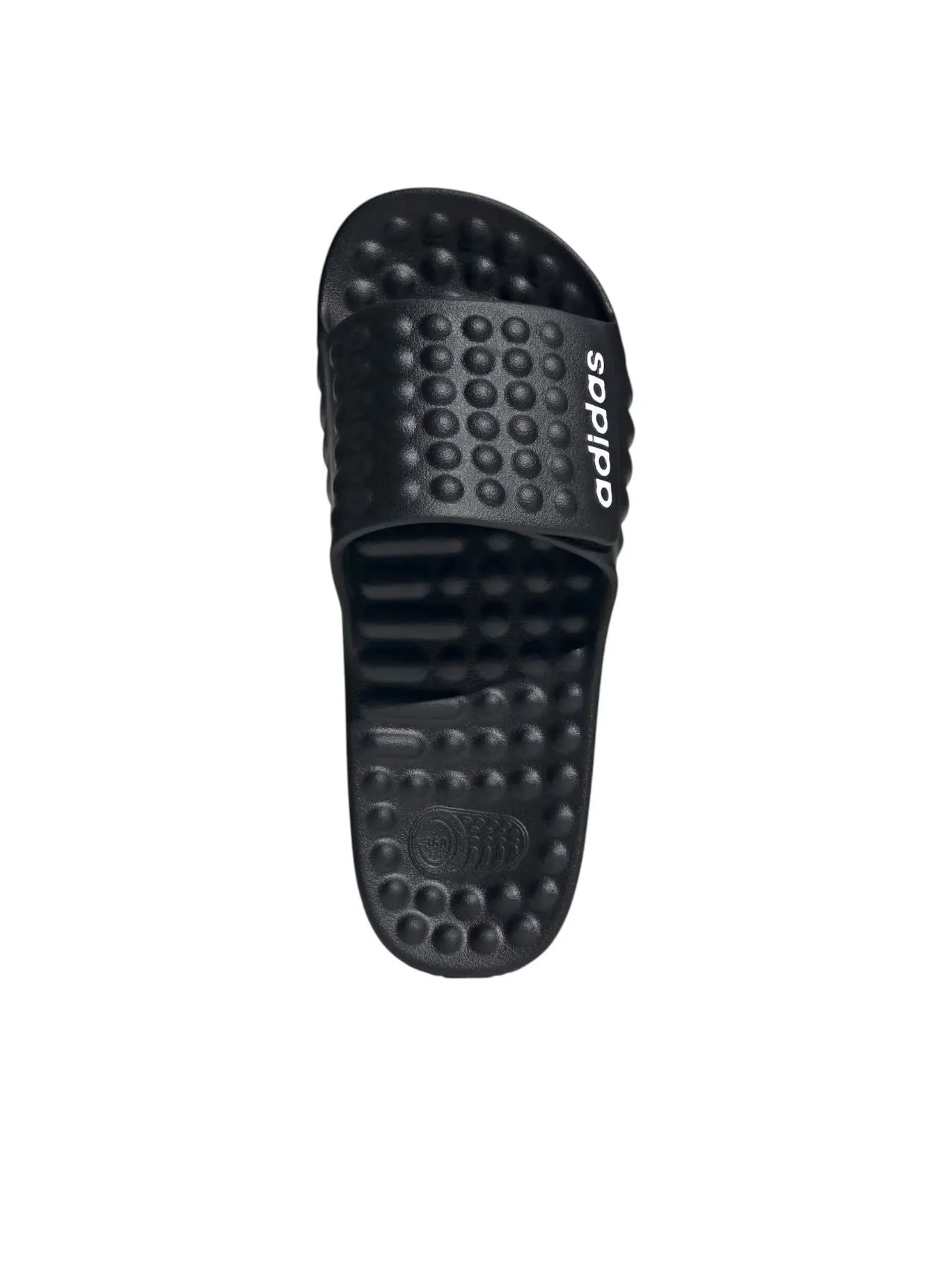 Шлепанцы adidas Adissage 360Rec Slides 'Black White' — изображение 3 из 4, черный