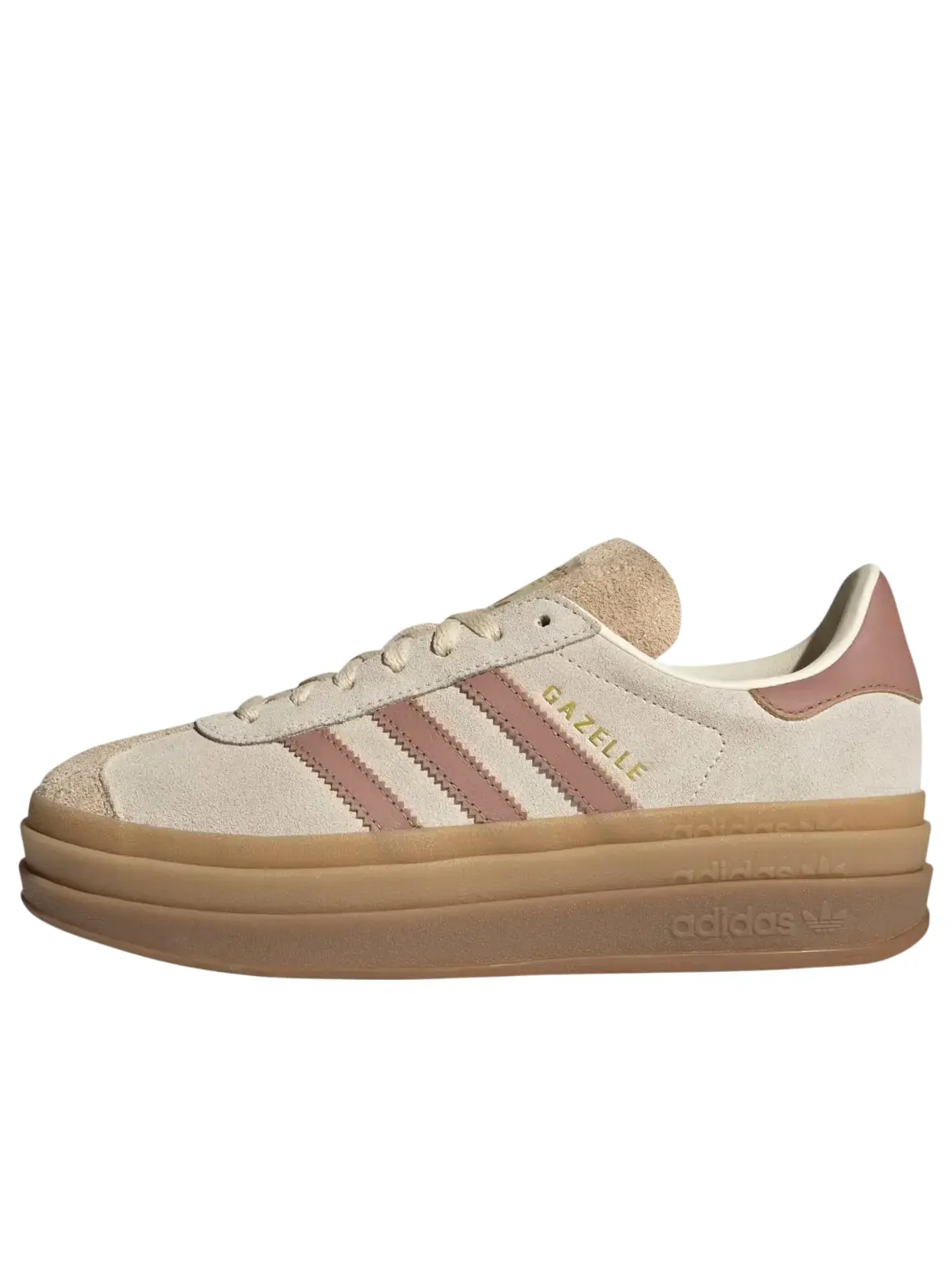 Кроссовки (WMNS) adidas Gazelle Bold 'Cream Warm Clay Sand' — изображение 1 из 5, бежевый