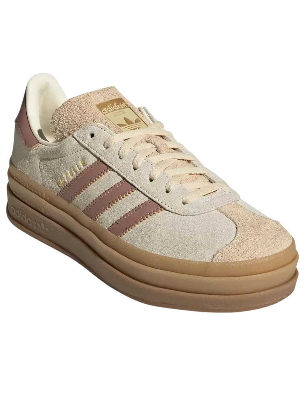(WMNS) Adidas Gazelle Bold 'Cream Warm Clay Sand' — изображение 4 из 5