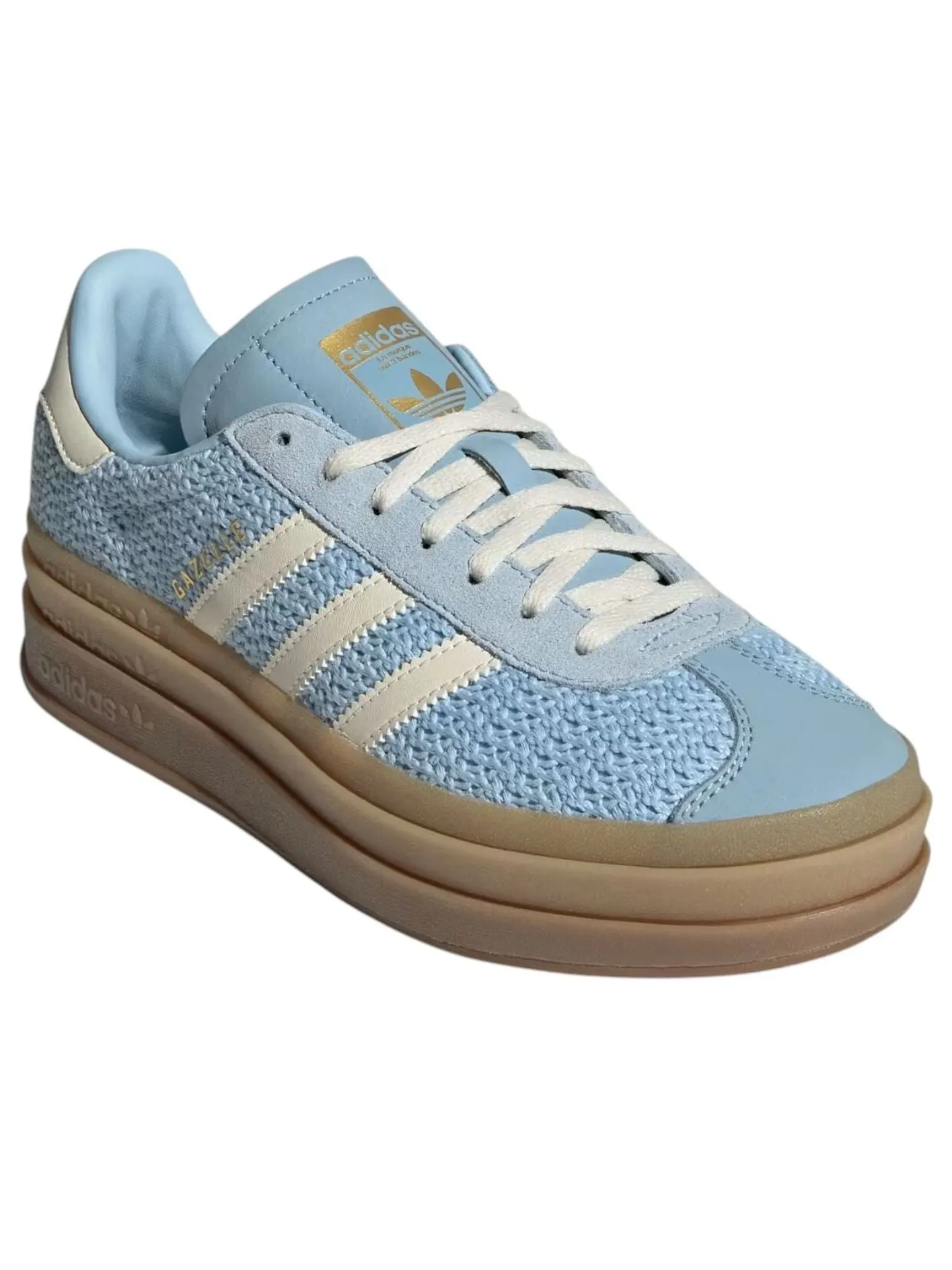 (WMNS) Adidas Gazelle Bold 'Clear Sky Sand Strata' — изображение 2 из 5, прозрачный/песочный