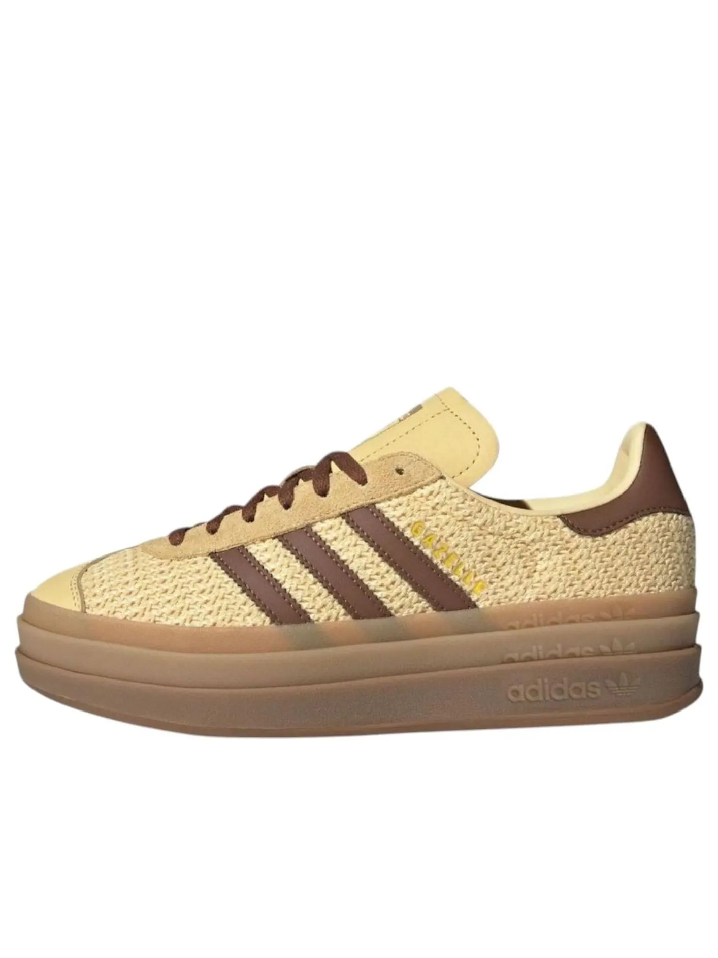 Кроссовки (WMNS) adidas Gazelle Bold 'Orange Tint Preloved Brown' — изображение 1 из 5, желтый