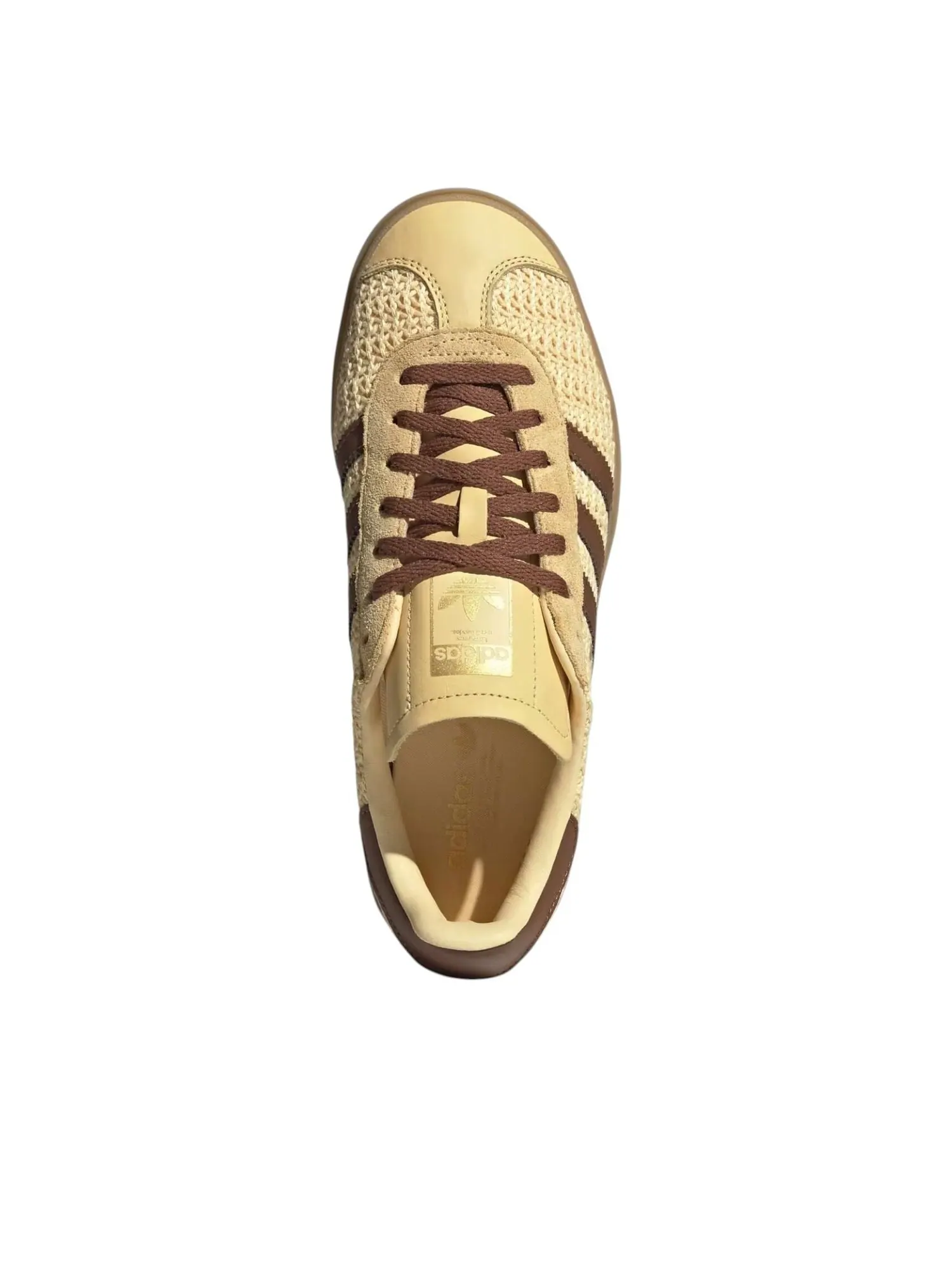 Кроссовки (WMNS) adidas Gazelle Bold 'Orange Tint Preloved Brown' — изображение 4 из 5, желтый