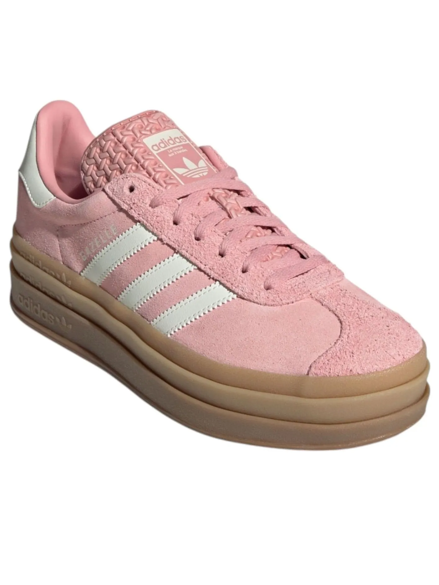 Кроссовки (WMNS) adidas Gazelle Bold 'Pink' — изображение 3 из 5, розовый