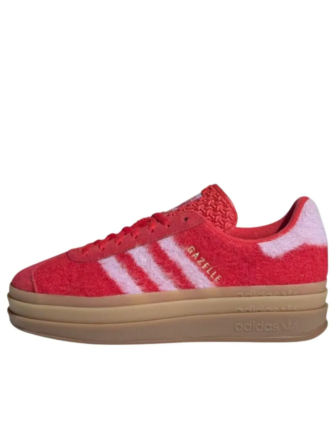 Кроссовки (WMNS) adidas Gazelle Bold 'Better Scarlet Bliss Lilac' — изображение 1 из 5, красный