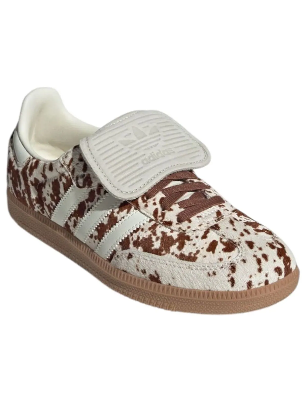 (WMNS) Adidas Samba LT 'Cow Print Brown' — изображение 2 из 5, белый/розовый
