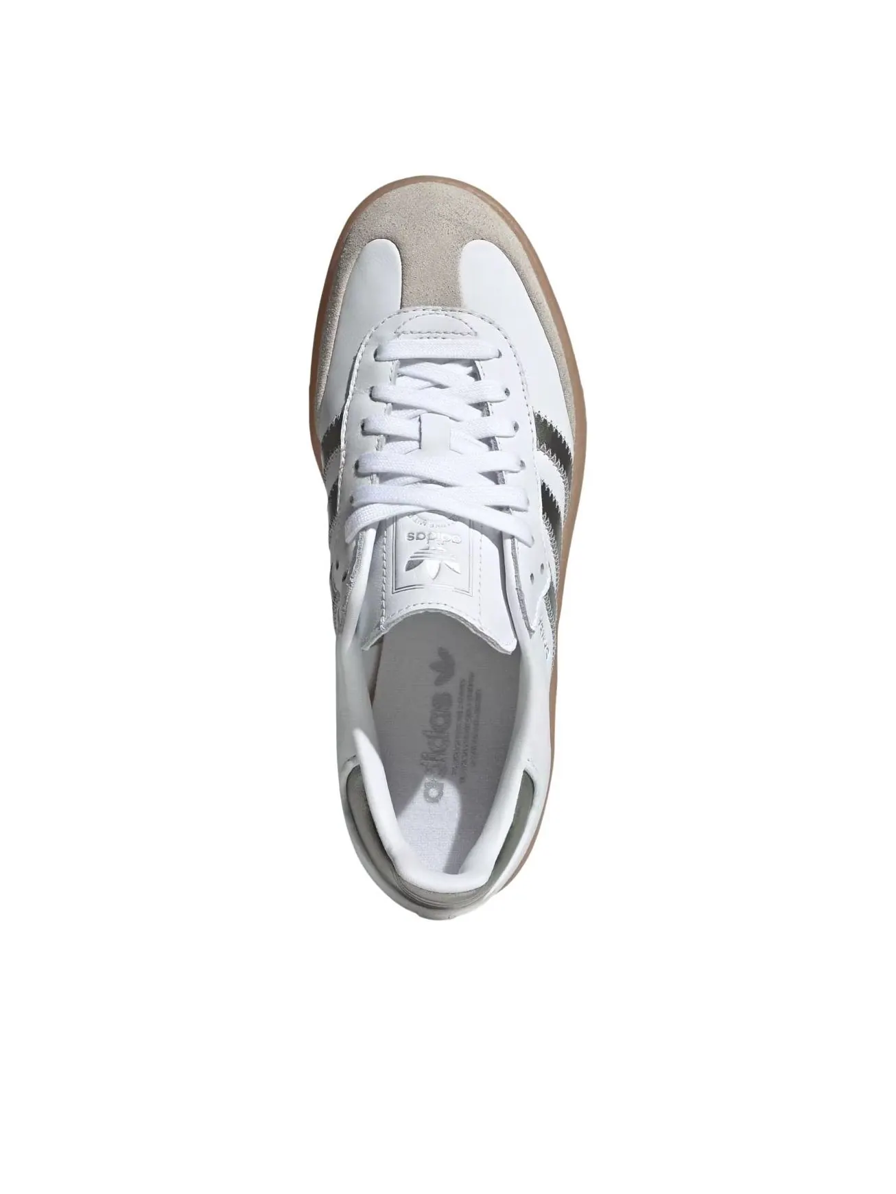 (WMNS) Adidas Sambae 'White Silver Metallic' — изображение 2 из 5