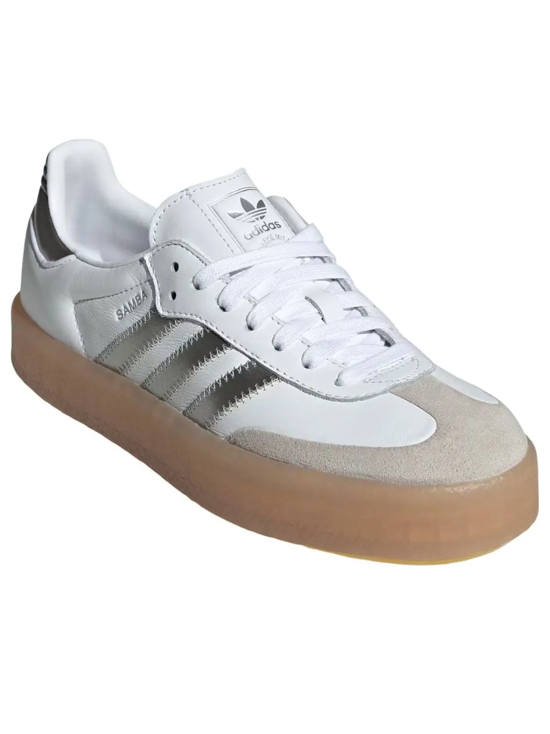 (WMNS) Adidas Sambae 'White Silver Metallic' — изображение 4 из 5
