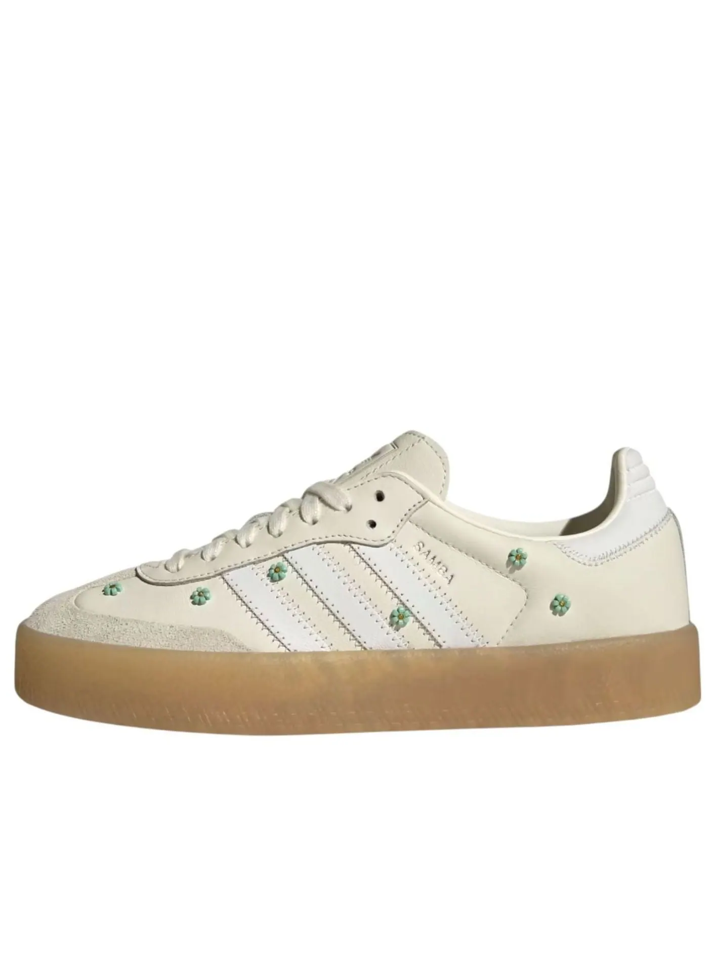 Кроссовки (WMNS) adidas Sambae 'Off White Cloud White Clear Mint' — изображение 1 из 5, белый