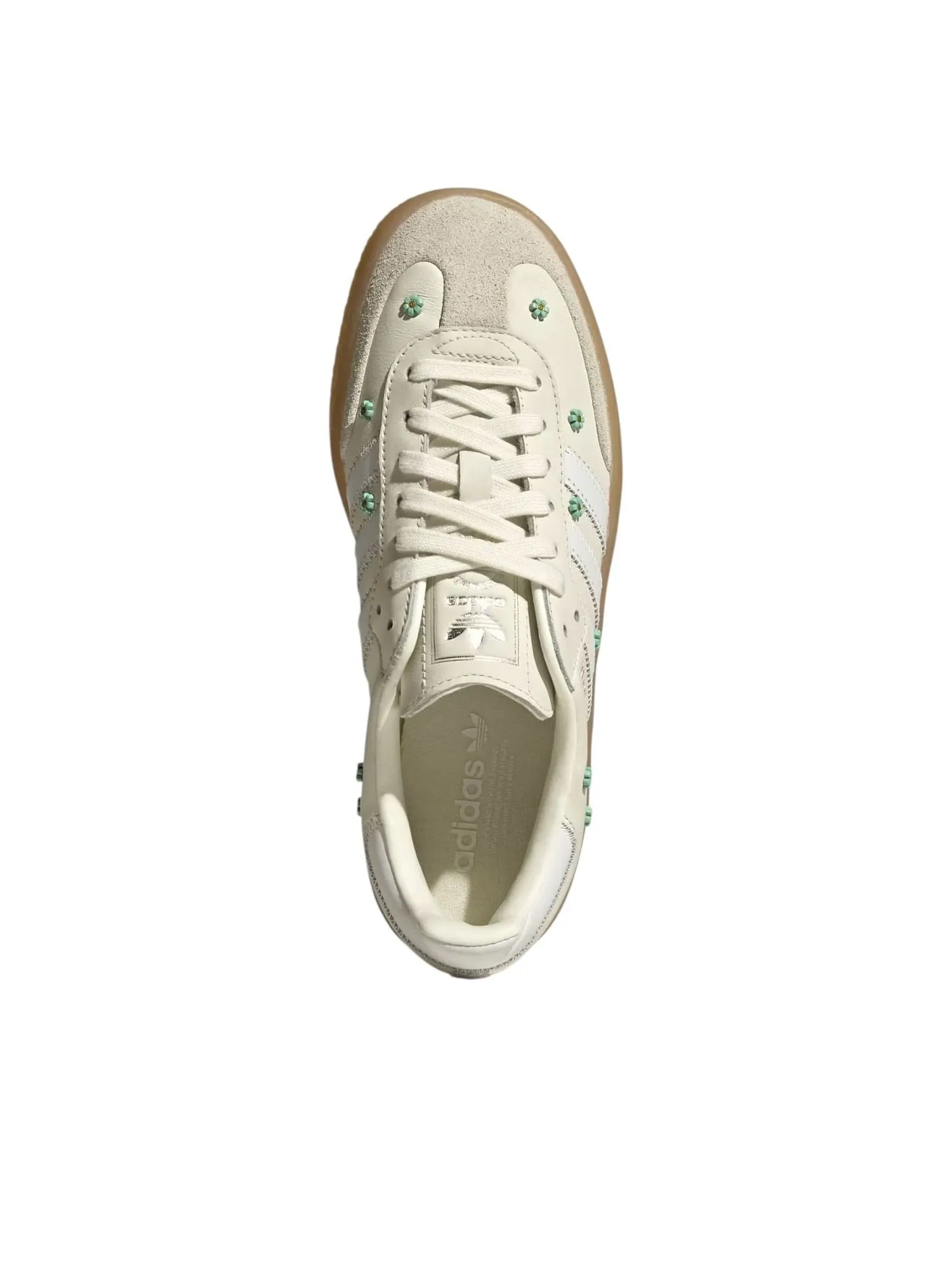 Кроссовки (WMNS) adidas Sambae 'Off White Cloud White Clear Mint' — изображение 4 из 5, белый